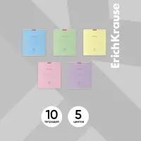 Тетрадь 24 листа в линейку, ErichKrause &laquo;Классика&raquo;, обложка мелованный картон, МИКС