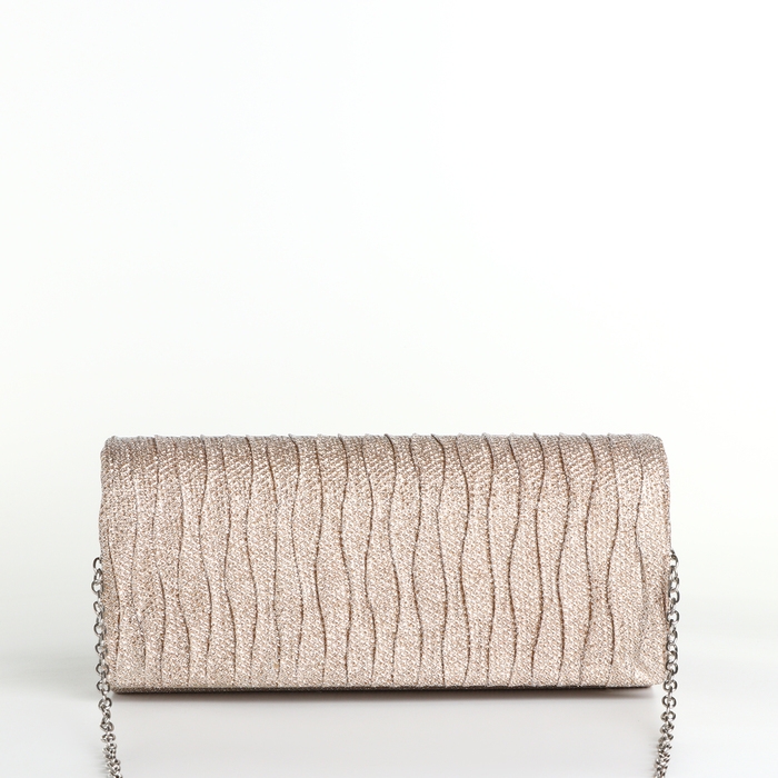 Сумка-клатч на магните, длинная цепь, цвет золотой Сумка-клатч на магните, длинная цепь, цвет золотой