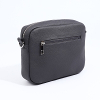 Сумка кросс-боди RICHET на молнии, наружный карман, цвет серый Сумка кросс-боди RICHET на молнии, наружный карман, цвет серый