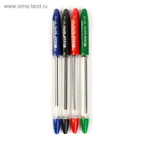 Набор ручек шариковых, 4 цвета, в блистере Набор ручек шариковых, 4 цвета, в блистере