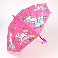 Зонт детский &laquo;Единороги&raquo; 82&times;82&times;66 см, МИКС