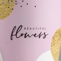 Кашпо для цветов Beautiful flowers, 0,8 л, 11 х 12 см