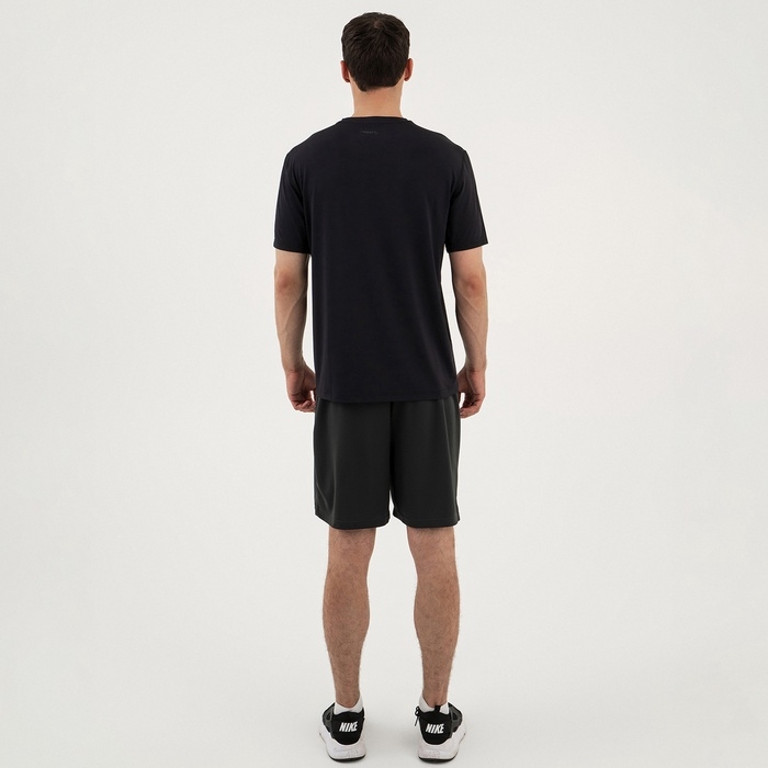 Футболка мужская Resport, р. 50, цвет чёрный, базовая, со вставками