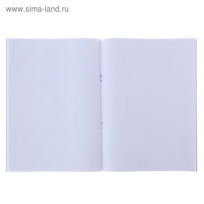 Тетрадь А4, 96 листов в клетку "Фламинго", обложка мелованный картон, блок офсет