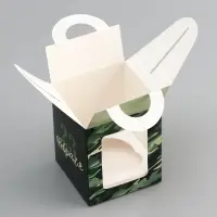 Коробка для 1 капкейка,&laquo;Камуфляж&raquo;, 9.2&times;9.2&times;11.1 см