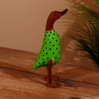 Сувенир "Утка в горошек" дерево 25 см Сувенир "Утка в горошек" дерево 25 см