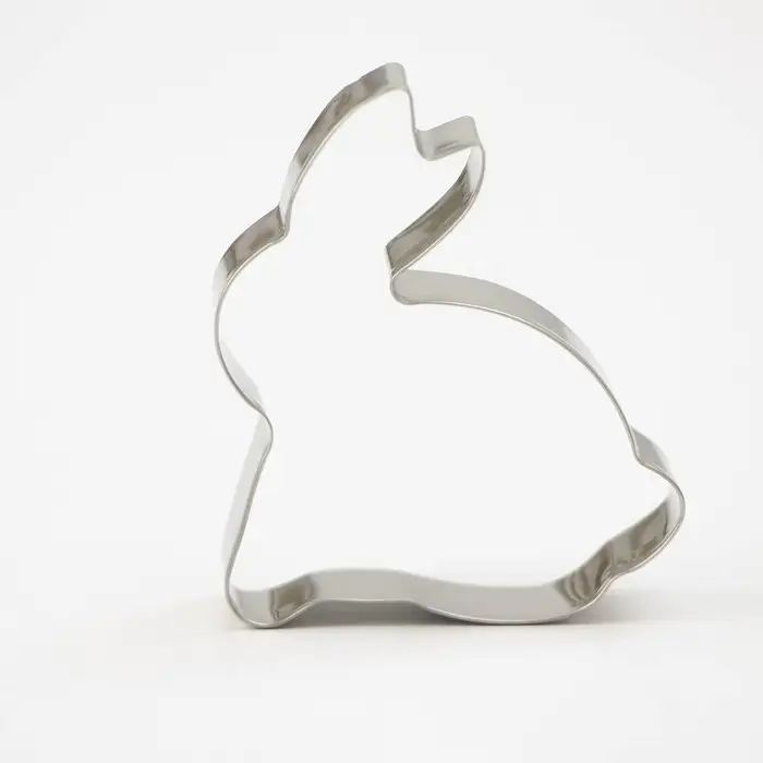 Форма для печенья Доляна &laquo;Зайка&raquo;, металл, 7&times;5,5&times;2 см, серебристая