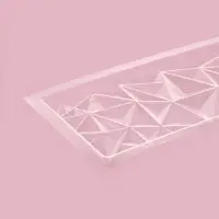 Форма для шоколада &laquo;Геометрия&raquo;, пластик, 20,5&times;10&times;1 см, прозрачная