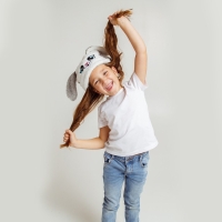 Карнавальная шапочка &laquo;Весёлые зверята: зайка&raquo;, р. 52&ndash;54