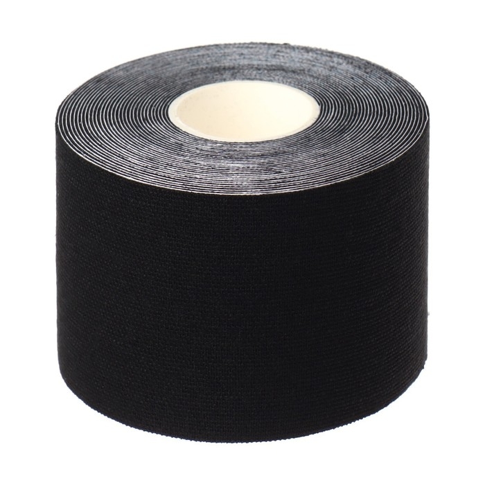 Кинезио-тейп, 5 см &times; 5 м, цвет чёрный