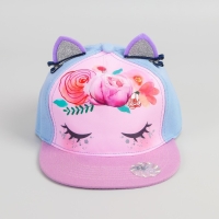 Кепка детская для девочки &laquo;Прекрасный пони&raquo;, р-р. 52-54 см