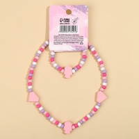 Бижутерия &laquo;Princess&raquo; набор для девочек: браслет и бусы, 7 х 9 см