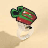 Кольцо с огоньком новогоднее «Подарок», на Новый год, 3 х 3 х 3 см Кольцо с огоньком новогоднее «Подарок», на Новый год, 3 х 3 х 3 см