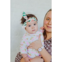 Повязка на голову для мамы и дочки &laquo;Набор для фотосессии: ягодки&raquo;, 2 шт., цв. розовый, M&B