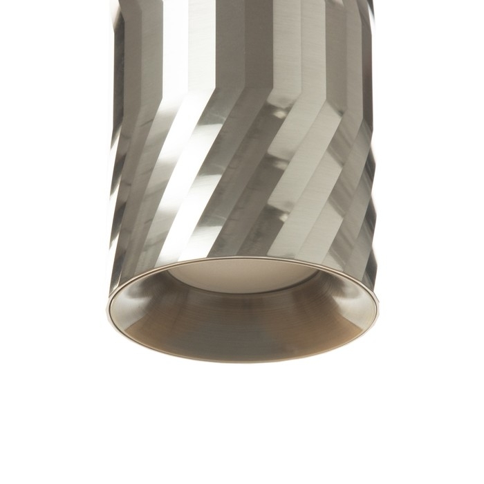 Светильник "Алисер" GU10 серебро 7,5х7,5х13 см