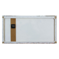 Часы-картина настенные, на холсте, интерьерные, бесшумные "Белый лебедь", 40 х 76 см