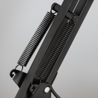 Лампа настольная Е27, h=55 см, шарнирная черная RISALUX