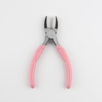Плоскогубцы с нейлоновыми насадками, для рукоделия, 14 × 6,5 см, цвет серебряный/розовый Плоскогубцы с нейлоновыми насадками, для рукоделия, 14 × 6,5 см, цвет серебряный/розовый