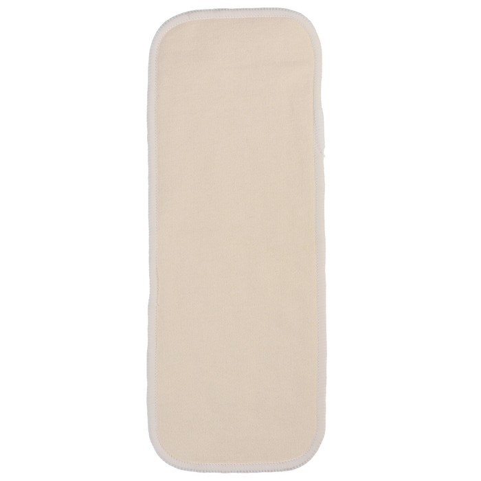 Вкладыш в многоразовый подгузник, 4-х слойный, 35 см, 1 шт., Лен/Хлопок, Крошка Я