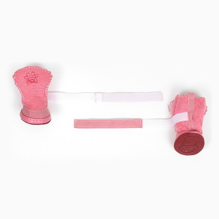 Ботинки Элеганс, набор 4 шт, размер 4 (подошва 5,5 х 4,5 см) розовые Ботинки Элеганс, набор 4 шт, размер 4 (подошва 5,5 х 4,5 см) розовые