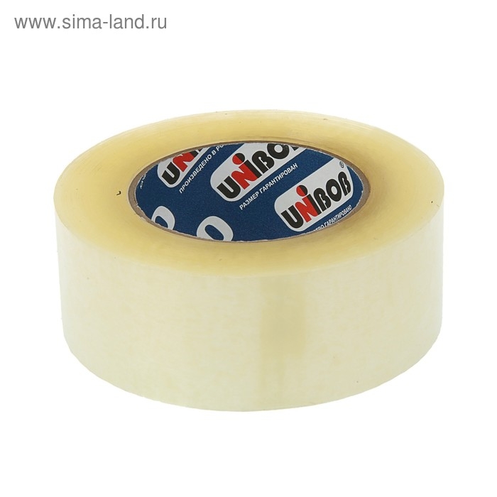 Клейкая лента Unibob, упаковочная, 48 мм х 198 м, 45 мкм Клейкая лента Unibob, упаковочная, 48 мм х 198 м, 45 мкм