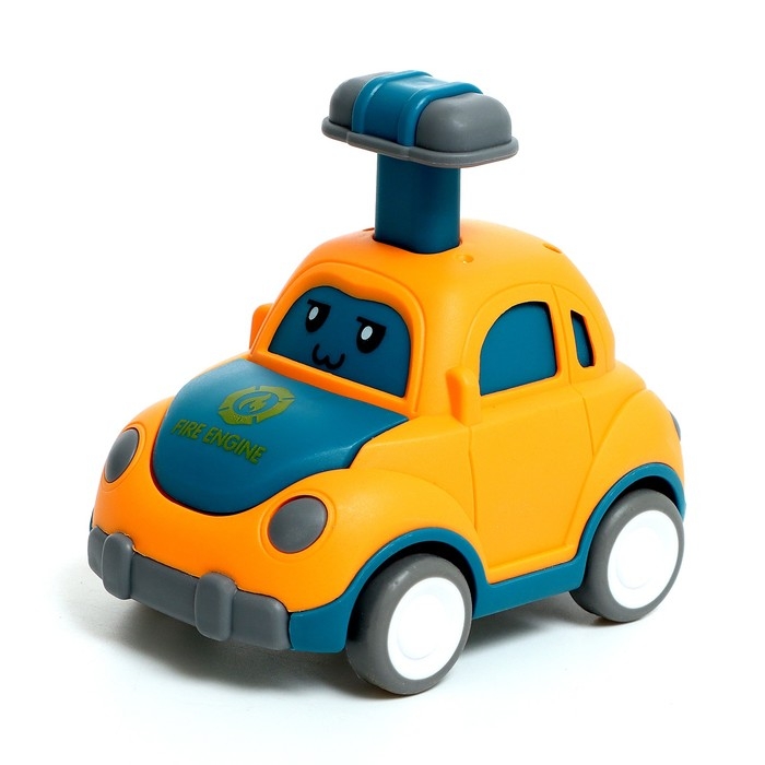 Машина инерционная &laquo;Глазки&raquo;, работает от нажатия, МИКС