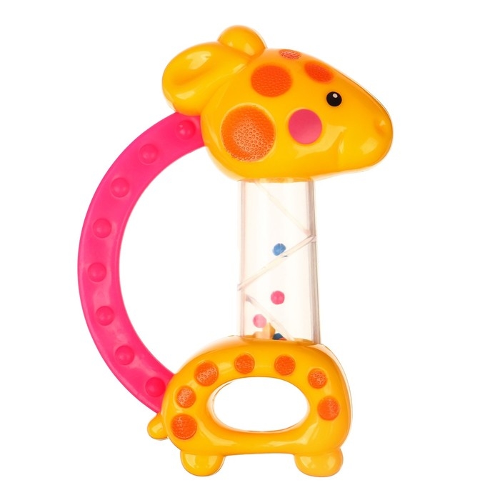 Погремушка &laquo;Жирафик&raquo;, цвет МИКС, Крошка Я