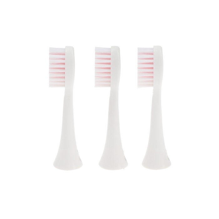 Электрическая зубная щётка Luazon LP-009, вибрационная, 8500 дв/мин, 4 насадки, 2хАА,розовая