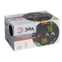 Гирлянда &laquo;ЭРА&raquo; &laquo;Нить&raquo; 3.8 м с насадками &laquo;Колибри&raquo;, IP44, тёмная нить, 10 LED, свечение мульти, 1 режим, солнечная батарея