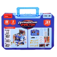 Парковка &laquo;Полицейский участок&raquo;, 1 машинка, 8 дорожных знаков, 31 деталь