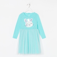 Платье для девочки, цвет мятный, рост 104 см Платье для девочки, цвет мятный, рост 104 см