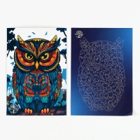 Пазлы деревянные фигурные «Сова», 160 элементов Пазлы деревянные фигурные «Сова», 160 элементов