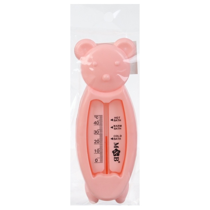 Термометр для ванной &laquo;Мишка&raquo;, цвет розовый