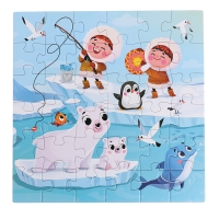 Пазлы 4 в 1 «Весёлая Арктика», 25, 36, 49, 64 элемента Пазлы 4 в 1 «Весёлая Арктика», 25, 36, 49, 64 элемента