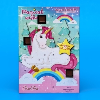 Новый год. Адвент-календарь ChokoTime " Волшебные пожелания единорога", 65 г