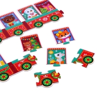 Фигурный пазл &laquo;Новогодний экспресс&raquo;, 19 деталей