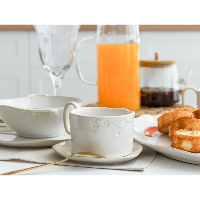 Тарелка керамическая глубокая &laquo;Керамик&raquo;, 21х15 х 5,8 см, 400 мл