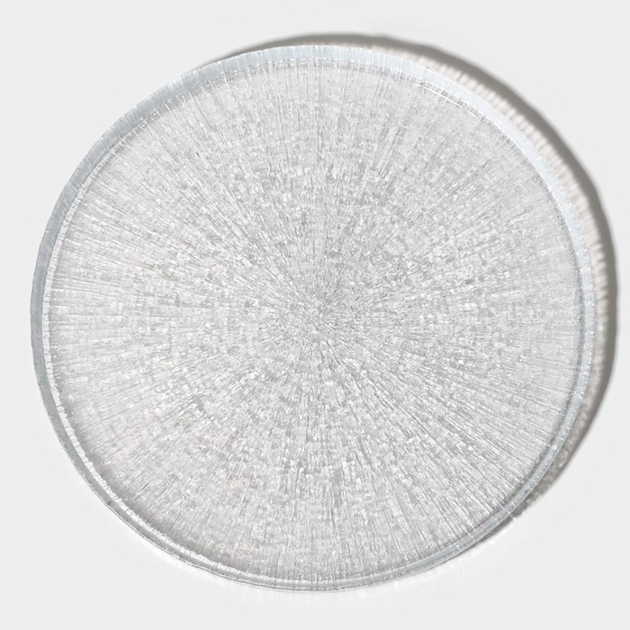 Блюдо стеклянное сервировочное с бортиком &laquo;Нуук&raquo;, d=32 см