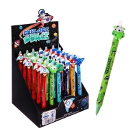 Ручка гелевая 0.5 мм, со стираемыми чернилами, синяя, штрихкод на штуке, МИКС Космос Ручка гелевая 0.5 мм, со стираемыми чернилами, синяя, штрихкод на штуке, МИКС Космос