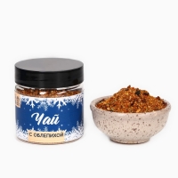 Новый год! Подарочный набор: мёд, 240 гр, чай 50 гр, ложка &laquo;С Новым годом и Рождеством&raquo;