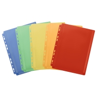 Файл-вкладыш А4, 180мкм, Calligrata TOP, ПВХ, срасширением, матовый, вертикальный, 5 штук, микс Файл-вкладыш А4, 180мкм, Calligrata TOP, ПВХ, срасширением, матовый, вертикальный, 5 штук, микс