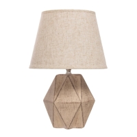 Настольная лампа "Татра" Е14 40Вт бежевый 22х22х34см