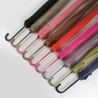 Зонт - трость полуавтоматический «Однотон», эпонж, 16 спиц, R = 53/60 см, D = 120 см, цвет МИКС Зонт - трость полуавтоматический «Однотон», эпонж, 16 спиц, R = 53/60 см, D = 120 см, цвет МИКС