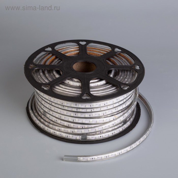 Светодиодная лента Ecola 14 × 7 мм, 50 м, IP68, SMD5050, 60 LED/м, 14.4 Вт/м, 220 В, свечение RGB Светодиодная лента Ecola 14 × 7 мм, 50 м, IP68, SMD5050, 60 LED/м, 14.4 Вт/м, 220 В, свечение RGB