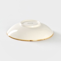 Салатник фарфоровый Magistro &laquo;Церера&raquo;, 400 мл, d=16,2 см, цвет оранжевый