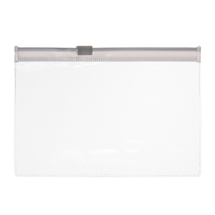 Набор Папка-конверт на молнии формат 5 штук, 5 цветов, А6, 120 мкр, прозрачная, молния 13 х 9см