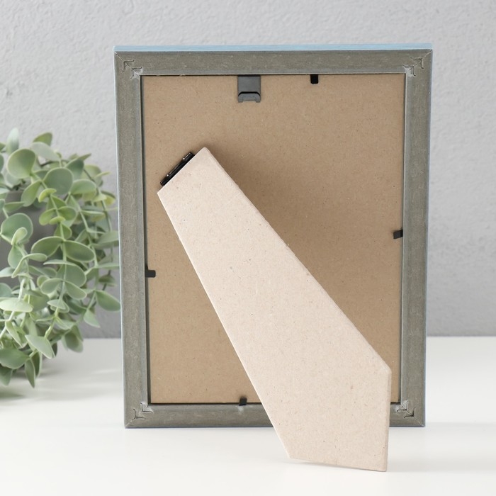 Фоторамка пластик "Винтаж" 15х21 см, голубой