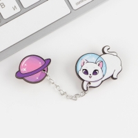 Набор значков «Ты просто космос», 8 х 12 см Набор значков «Ты просто космос», 8 х 12 см