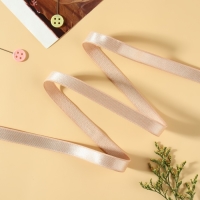 Резинка для бретелей, блестящая, 10 мм, 10 &plusmn; 0,5 м, цвет бежевый