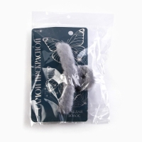 Краб для волос пушистый «Самой прекрасной» с подвеской, 3 х 12 см Краб для волос пушистый «Самой прекрасной» с подвеской, 3 х 12 см